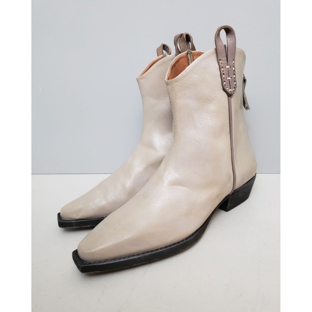 Free People We The Free Wesley Ankle Boots in Gray Size 38